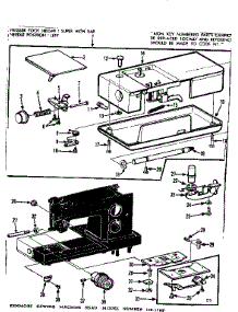 Thread Tension Assembly parts for Kenmore Mechanical Sewing Machine 158.17851 (15817851, 158 17851) from AppliancePartsPros.com