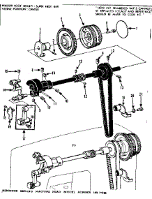 Clutch Wheel Assembly parts for Kenmore Mechanical Sewing Machine 158.17851 (15817851, 158 17851) from AppliancePartsPros.com