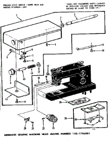 Thread Tension Assembly parts for Kenmore Mechanical Sewing Machine 158.1786081 (1581786081, 158 1786081) from AppliancePartsPros.com
