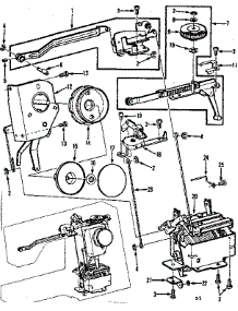 Zigzag Guide Assembly parts for Kenmore Mechanical Sewing Machine 158.1787180 (1581787180, 158 1787180) from AppliancePartsPros.com