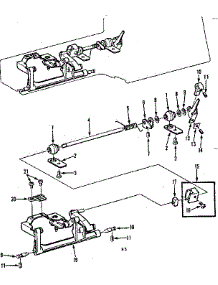 Feed Regulator Assembly parts for Kenmore Mechanical Sewing Machine 158.1787180 (1581787180, 158 1787180) from AppliancePartsPros.com