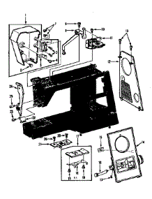 Thread Tension And Face Plates parts for Kenmore Mechanical Sewing Machine 158.1789280 (1581789280, 158 1789280) from AppliancePartsPros.com