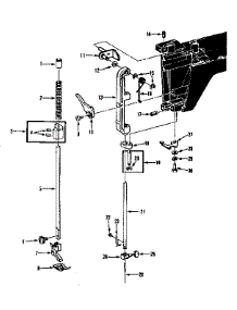 Presser Bar Assembly parts for Kenmore Mechanical Sewing Machine 158.1789280 (1581789280, 158 1789280) from AppliancePartsPros.com
