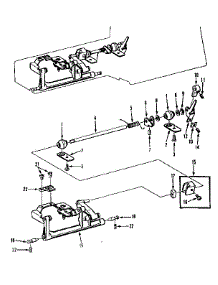 Feed Regulator Assembly parts for Kenmore Mechanical Sewing Machine 158.1789280 (1581789280, 158 1789280) from AppliancePartsPros.com