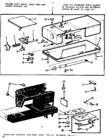 Needle Plate parts for Kenmore Electronic Sewing Machine 158.17911 (15817911, 158 17911) from AppliancePartsPros.com