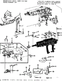Buttonhole Control Assembly parts for Kenmore Electronic Sewing Machine 158.17911 (15817911, 158 17911) from AppliancePartsPros.com