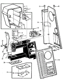 Control Panel And Thread Tension parts for Kenmore Mechanical Sewing Machine 158.1792080 (1581792080, 158 1792080) from AppliancePartsPros.com