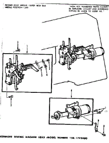 Stitch Modifier Assembly parts for Kenmore Mechanical Sewing Machine 158.1792080 (1581792080, 158 1792080) from AppliancePartsPros.com