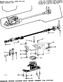 Bobbin Case Complete parts for Kenmore Mechanical Sewing Machine 158.1792182 (1581792182, 158 1792182) from AppliancePartsPros.com