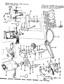 Motor Assembly parts for Kenmore Mechanical Sewing Machine 158.1792183 (1581792183, 158 1792183) from AppliancePartsPros.com