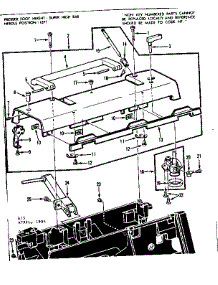 Bobbin Winder And Top Cover parts for Kenmore Sewing Machine 158.1792184 (1581792184, 158 1792184) from AppliancePartsPros.com