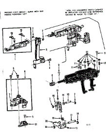 Buttonhole Control Assembly parts for Kenmore Sewing Machine 158.1792184 (1581792184, 158 1792184) from AppliancePartsPros.com