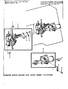 Stitch Modifier Assembly parts for Kenmore Mechanical Sewing Machine 158.1792280 (1581792280, 158 1792280) from AppliancePartsPros.com