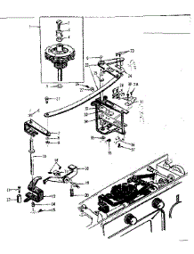 Cam Assembly parts for Kenmore Mechanical Sewing Machine 158.18023 (15818023, 158 18023) from AppliancePartsPros.com