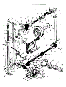 Presser Bar  And Shuttle Assembly parts for Kenmore Mechanical Sewing Machine 158.18023 (15818023, 158 18023) from AppliancePartsPros.com