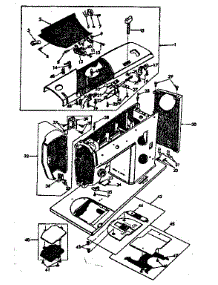Unit Parts parts for Kenmore Mechanical Sewing Machine 158.18031 (15818031, 158 18031) from AppliancePartsPros.com