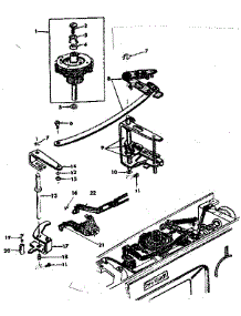Cam Assembly parts for Kenmore Mechanical Sewing Machine 158.18031 (15818031, 158 18031) from AppliancePartsPros.com