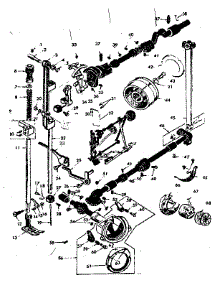Presser Bar And Shuttle Assembly parts for Kenmore Mechanical Sewing Machine 158.18031 (15818031, 158 18031) from AppliancePartsPros.com