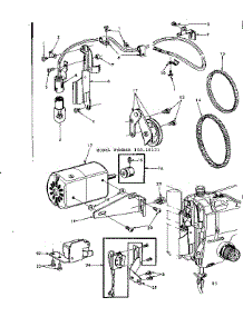Motor Assembly parts for Kenmore Mechanical Sewing Machine 158.18131 (15818131, 158 18131) from AppliancePartsPros.com