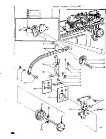 Zigzag Guide Assembly parts for Kenmore Mechanical Sewing Machine 158.18141 (15818141, 158 18141) from AppliancePartsPros.com