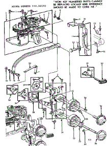 Dial Controls parts for Kenmore Mechanical Sewing Machine 158.18150 (15818150, 158 18150) from AppliancePartsPros.com