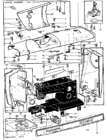 Unit Parts parts for Kenmore Mechanical Sewing Machine 158.19131 (15819131, 158 19131) from AppliancePartsPros.com