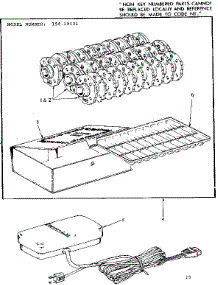Pattern Disc And Foot Control parts for Kenmore Mechanical Sewing Machine 158.19131 (15819131, 158 19131) from AppliancePartsPros.com