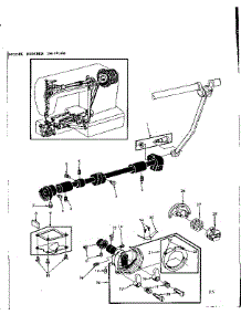 Shuttle Assembly parts for Kenmore Mechanical Sewing Machine 158.19140 (15819140, 158 19140) from AppliancePartsPros.com