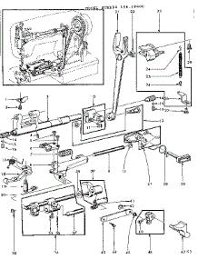 Feed Regulator Assembly parts for Kenmore Mechanical Sewing Machine 158.19400 (15819400, 158 19400) from AppliancePartsPros.com