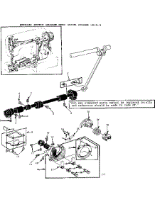 Shuttle Assembly parts for Kenmore Mechanical Sewing Machine 158.19411 (15819411, 158 19411) from AppliancePartsPros.com