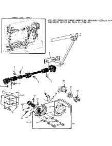 Shuttle Assembly parts for Kenmore Mechanical Sewing Machine 158.19412 (15819412, 158 19412) from AppliancePartsPros.com