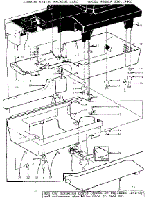 Base Assembly parts for Kenmore Mechanical Sewing Machine 158.19460 (15819460, 158 19460) from AppliancePartsPros.com