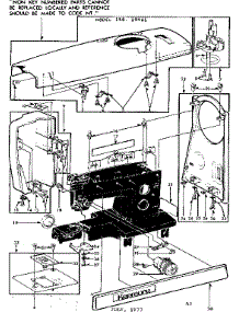 Unit Parts parts for Kenmore Sewing Machine 158.19461 (15819461, 158 19461) from AppliancePartsPros.com