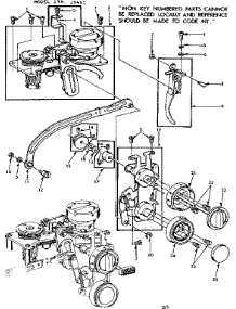 Dial Controls parts for Kenmore Sewing Machine 158.19461 (15819461, 158 19461) from AppliancePartsPros.com