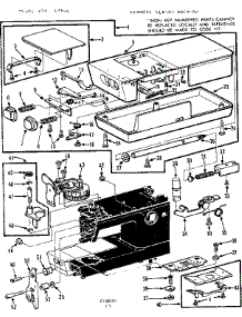 Unit Parts parts for Kenmore Mechanical Sewing Machine 158.19800 (15819800, 158 19800) from AppliancePartsPros.com