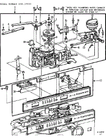 Cam Holder And Zigzag Assembly parts for Kenmore Mechanical Sewing Machine 158.19800 (15819800, 158 19800) from AppliancePartsPros.com