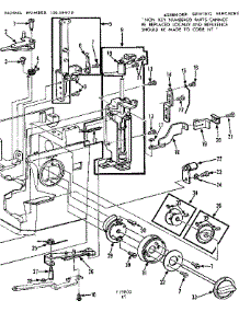 Dial Control parts for Kenmore Mechanical Sewing Machine 158.19800 (15819800, 158 19800) from AppliancePartsPros.com