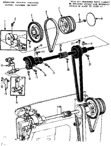 Clutch Assembly parts for Kenmore Sewing Machine 158.19802 (15819802, 158 19802) from AppliancePartsPros.com
