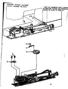 Bobbin Case Complete parts for Kenmore Sewing Machine 158.19802 (15819802, 158 19802) from AppliancePartsPros.com