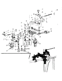 Zigzag Guide Assembly parts for Kenmore Mechanical Sewing Machine 158331 from AppliancePartsPros.com