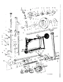 Presser Bar And Shuttle Assembly parts for Kenmore Mechanical Sewing Machine 158331 from AppliancePartsPros.com