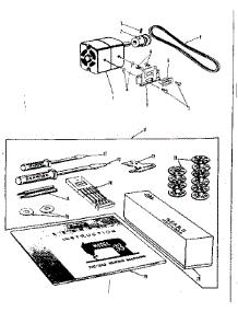 Motor And Attachment Parts parts for Kenmore Mechanical Sewing Machine 158331 from AppliancePartsPros.com