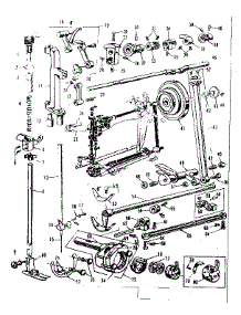 Presser Bar And Shuttle Assembly parts for Kenmore Sewing Machine 158445 from AppliancePartsPros.com