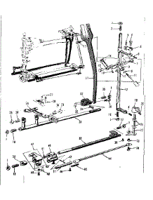 Feed Regulator Assembly parts for Kenmore Sewing Machine 158445 from AppliancePartsPros.com