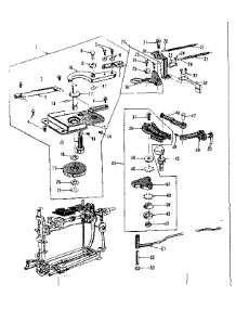 Zigzag Guide Assembly parts for Kenmore Sewing Machine 158471 from AppliancePartsPros.com