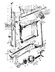 Presser Bar And Shuttle Assembly parts for Kenmore Mechanical Sewing Machine 158480 from AppliancePartsPros.com