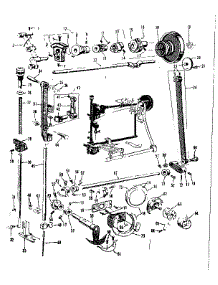 Presser Bar And Shuttle Assembly parts for Kenmore Mechanical Sewing Machine 158523 from AppliancePartsPros.com