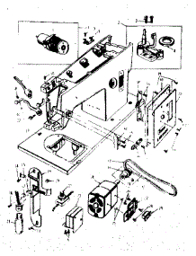 Motor Assembly parts for Kenmore Mechanical Sewing Machine 158680 from AppliancePartsPros.com