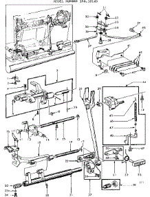 Feed Regulator Assembly parts for Kenmore Mechanical Sewing Machine 1586850 from AppliancePartsPros.com