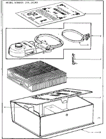 Monogram Template parts for Kenmore Mechanical Sewing Machine 1586850 from AppliancePartsPros.com